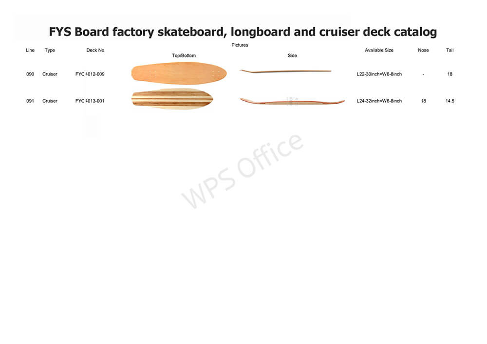 FYS Board factory deck series 11