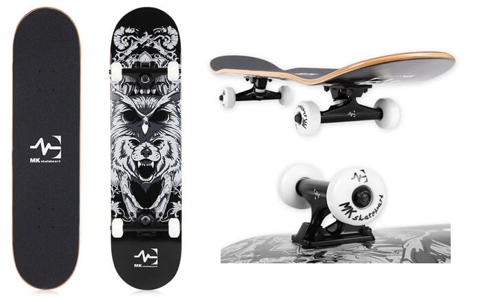 MK wholesale skateboard details