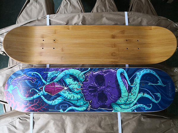 building skateboard decks with custom graphic